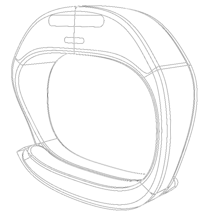 dessin montre bracelet cicret